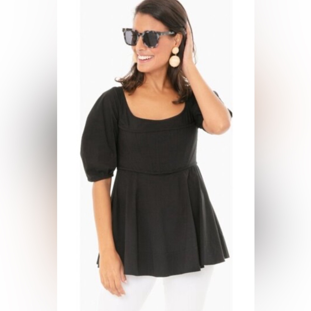 Tuckernuck Black Nealy Blouse